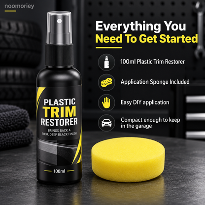 Plastic Trim Restorer Deep Black Finish & Easy DIY Care
