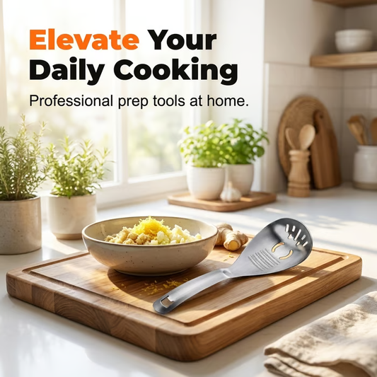 5-in-1 Stainless Steel Cooking Spoon | Your All-in-One Kitchen Helper