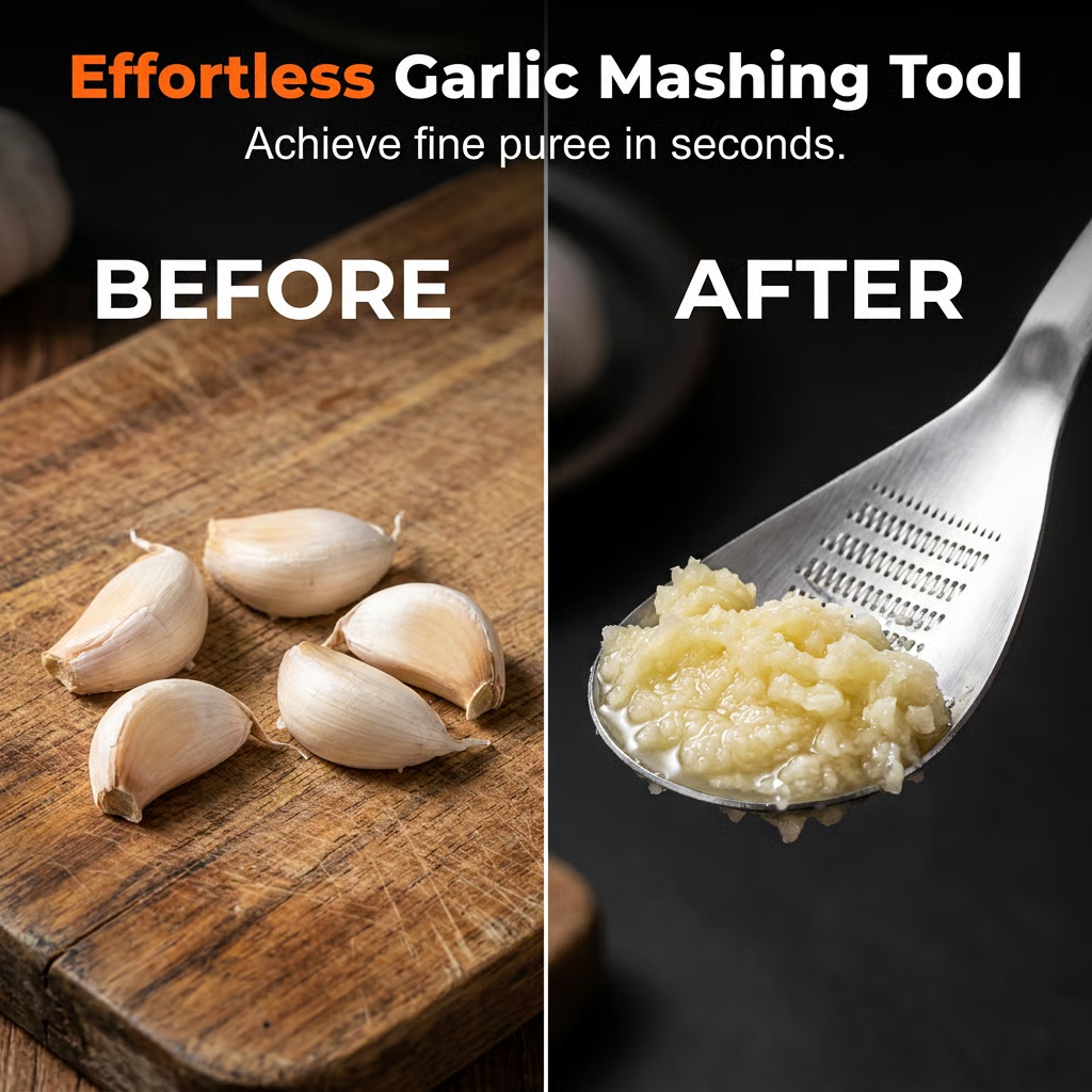 5-in-1 Stainless Steel Cooking Spoon | Your All-in-One Kitchen Helper