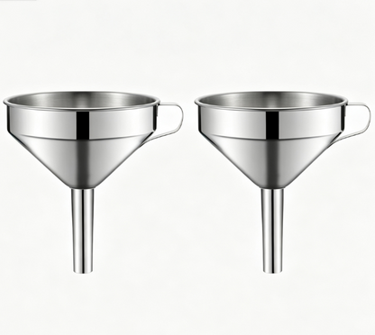 Stainless Steel Kitchen Funnel Pour, Strain & Transfer Without the Mess