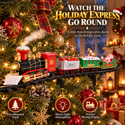 Christmas Magic Express Around-the-Tree Train Set