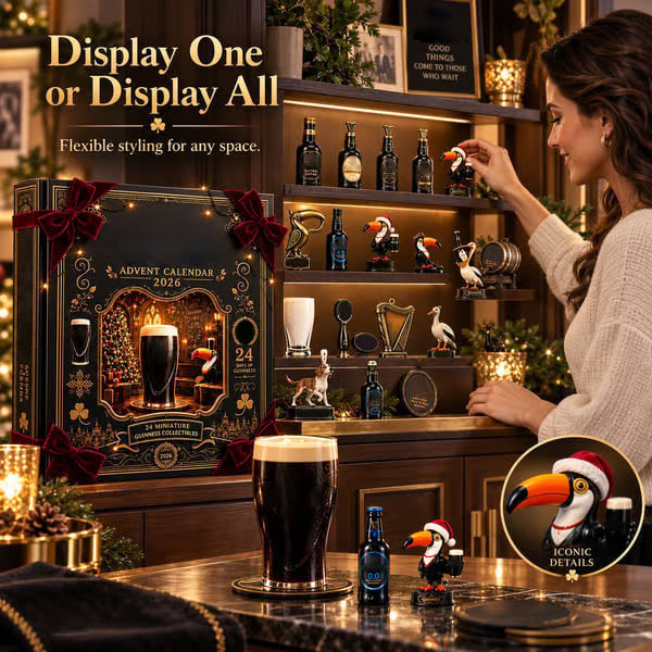 2026 Advent Calendar Limited Edition with 24 Miniature Collectibles Christmas Countdown Gift for Beer Lovers
