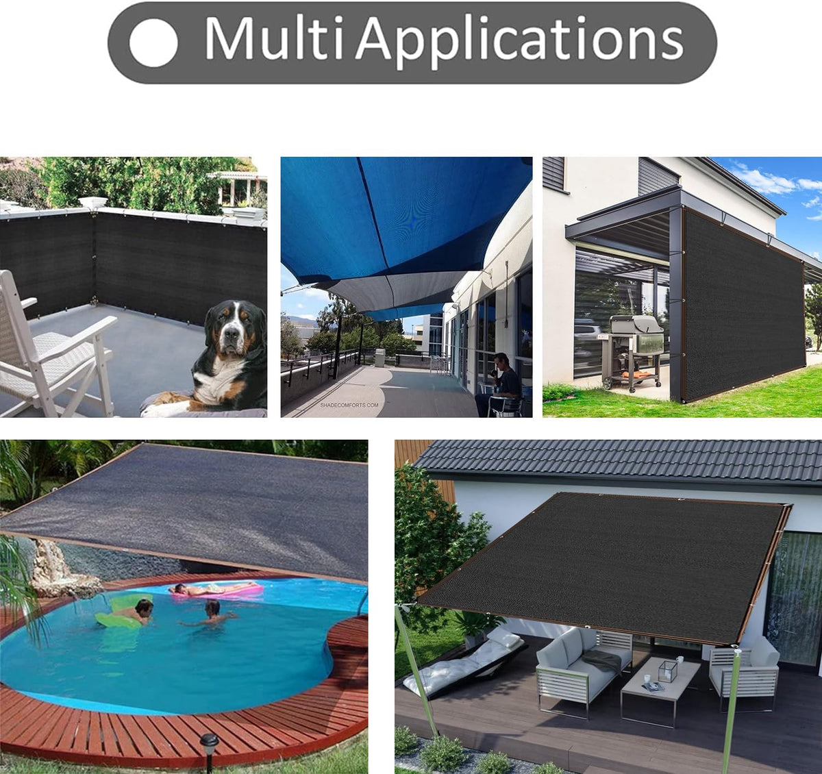 Summer - -Outdoor courtyard shade net