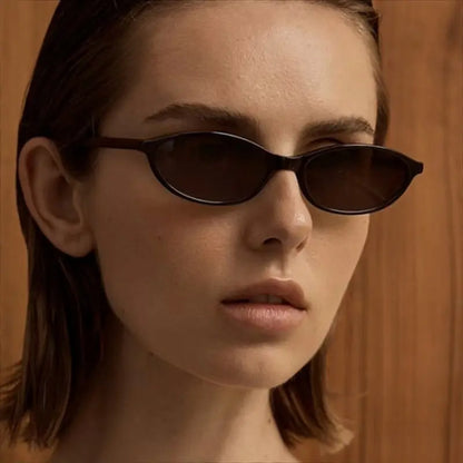 3 PCS Retro Oval Sunglasses for Women Chic Cat Eye 90s Sunnies