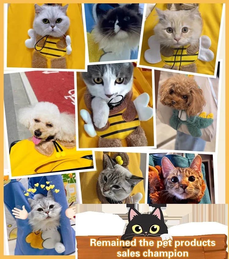 Cute Dew Head Shape Cat Bag - Pets Carrier Bag