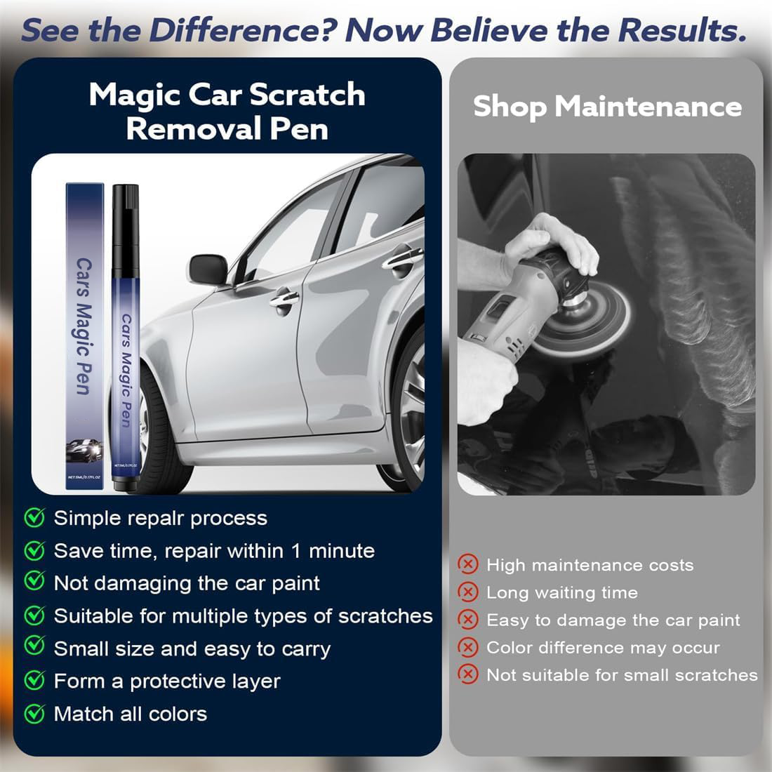 Magic Car Scratch Removal Pen | Easy DIY Auto Paint Touch-Up