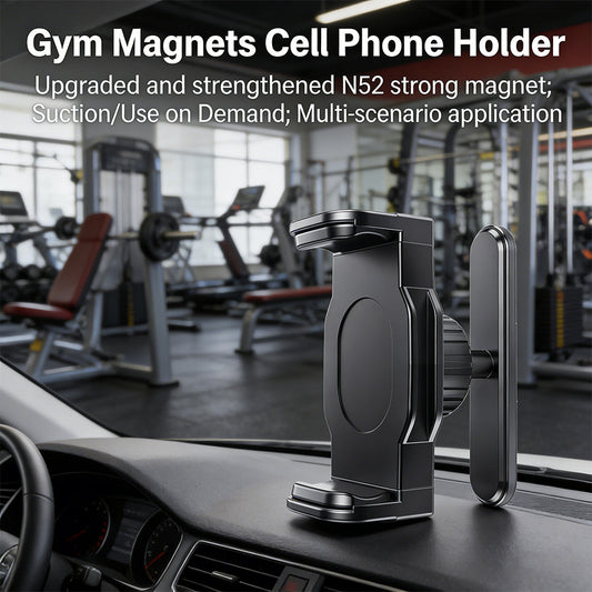 360 Rotatable Gym Phone Holder with Strong Magnets