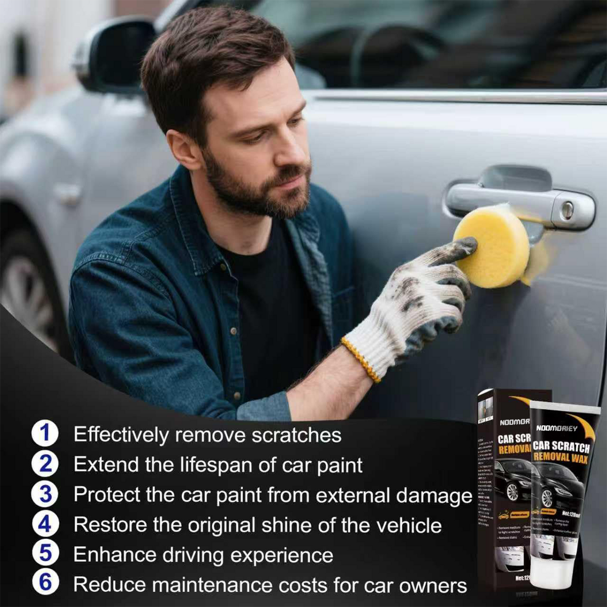 2026 Scratch Repair Kit with Polishing Paste & Wipe
