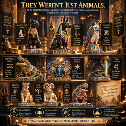 24 Days of Ancient Egypt Sacred Animals & Guardians Collection