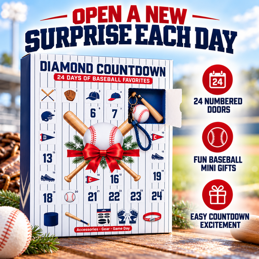 24-Day Baseball Advent Calendar Daily Diamond Countdown Surprises