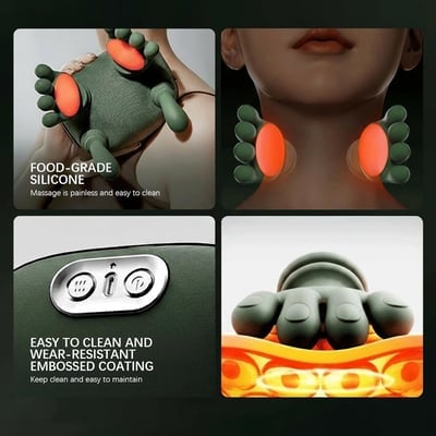 3D Shiatsu Neck & Shoulder Massager with Soothing Heat