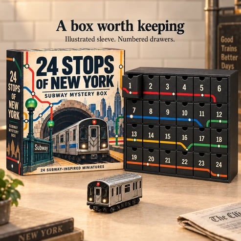 24 Stops of York Subway Mystery Advent Calendar