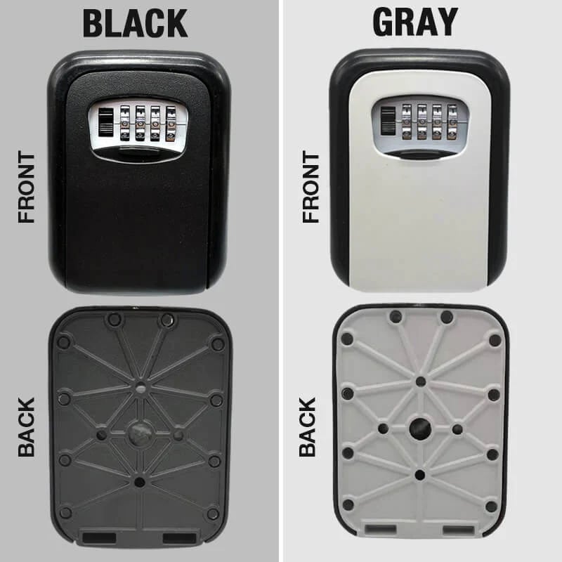 Wall Mount Resettable Combination Key Box Rust Proof, Large Storage, Heavy Duty