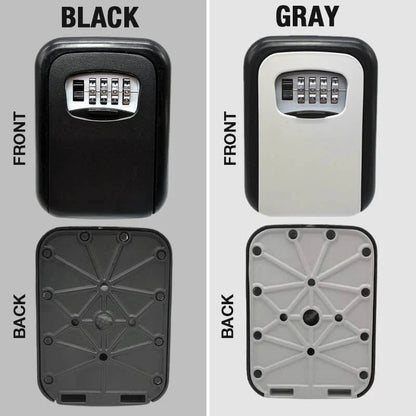 Wall Mount Resettable Combination Key Box Rust Proof, Large Storage, Heavy Duty