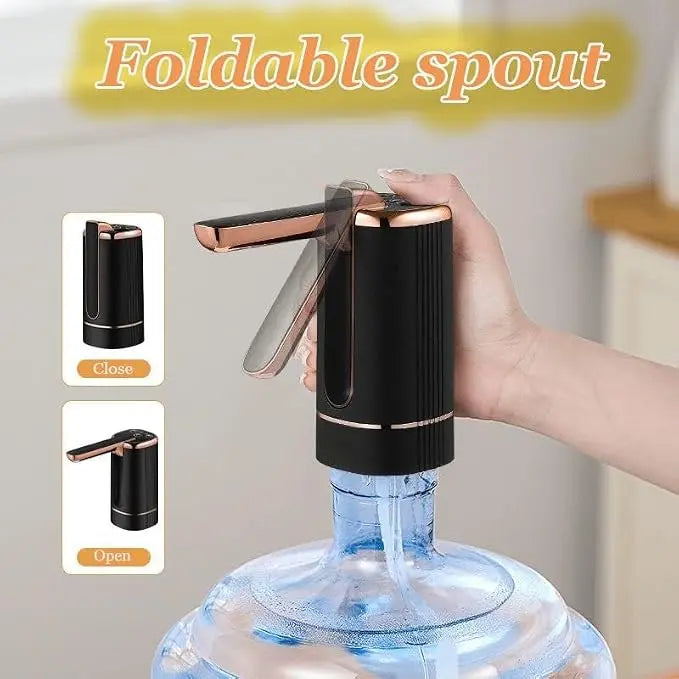 5 Gallon Water Pump Dispenser Rechargeable & Foldable Electric Water Jug Pump