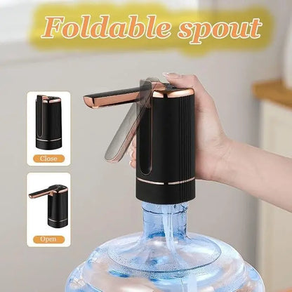 5 Gallon Water Pump Dispenser Rechargeable & Foldable Electric Water Jug Pump