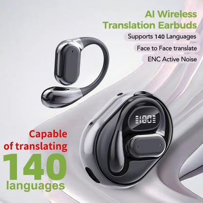 1 Bestseller -AI Translation Wireless OWS Bluetooth 5.4 Headphones (Compatible with iOS and Android)