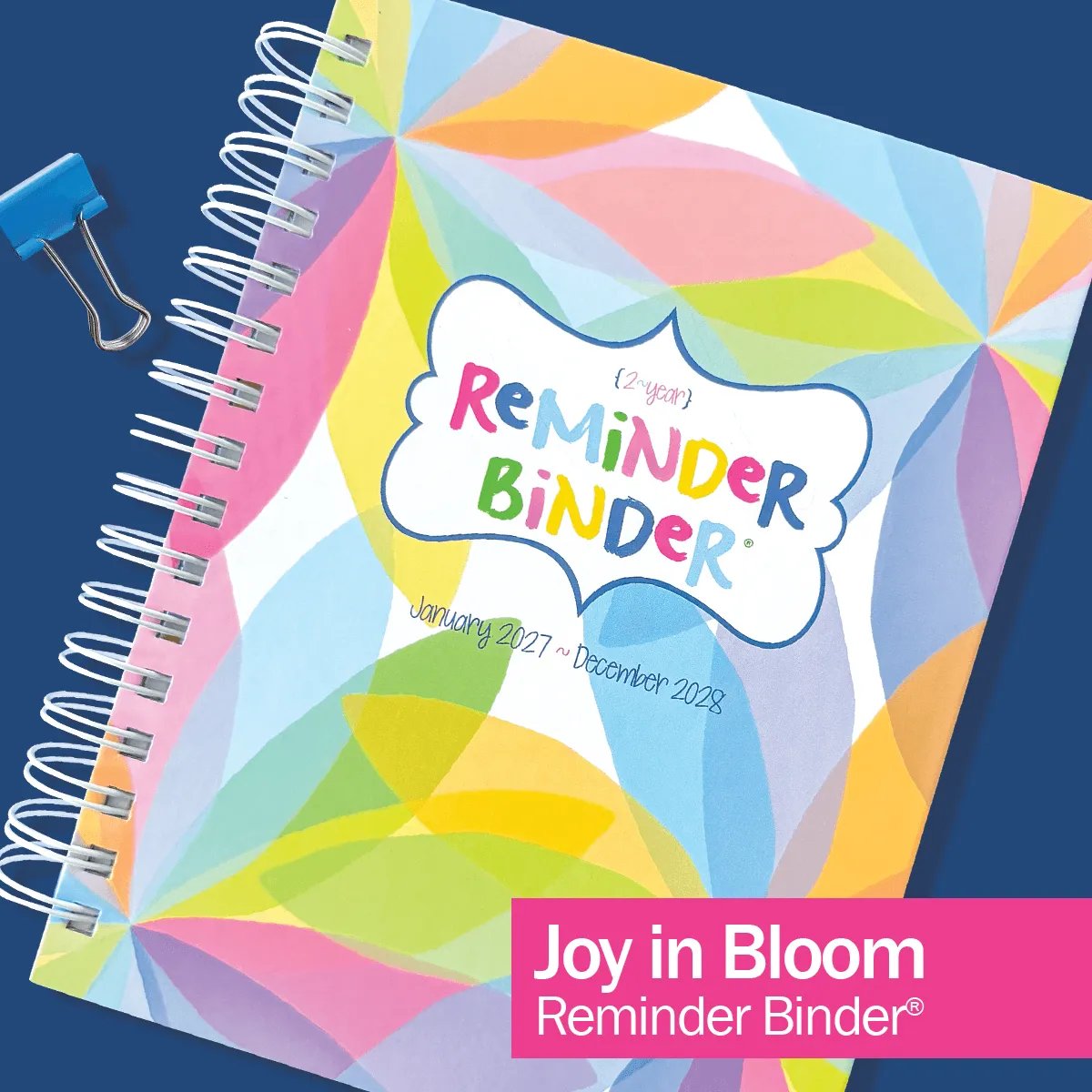 2027 2028 Reminder Binder 24-Month All-in-One Life Planner