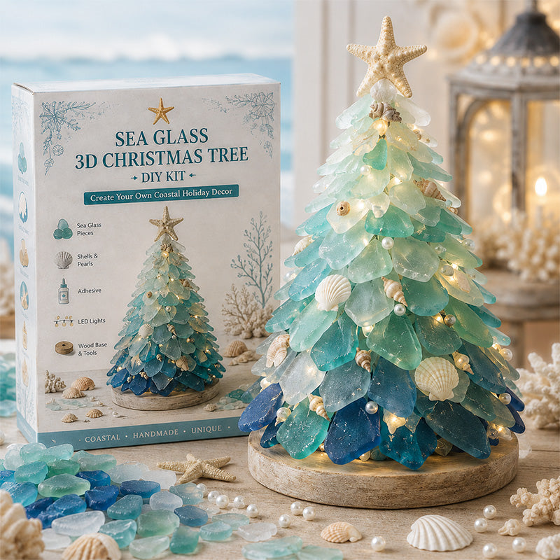 DIY 3D Sea Glass Art Kit Coastal & Christmas Collection