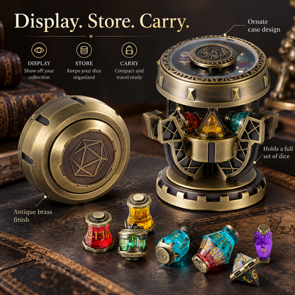 2026 DND Dice Set Alchemist s Metallic Elixir Metal Dice Set
