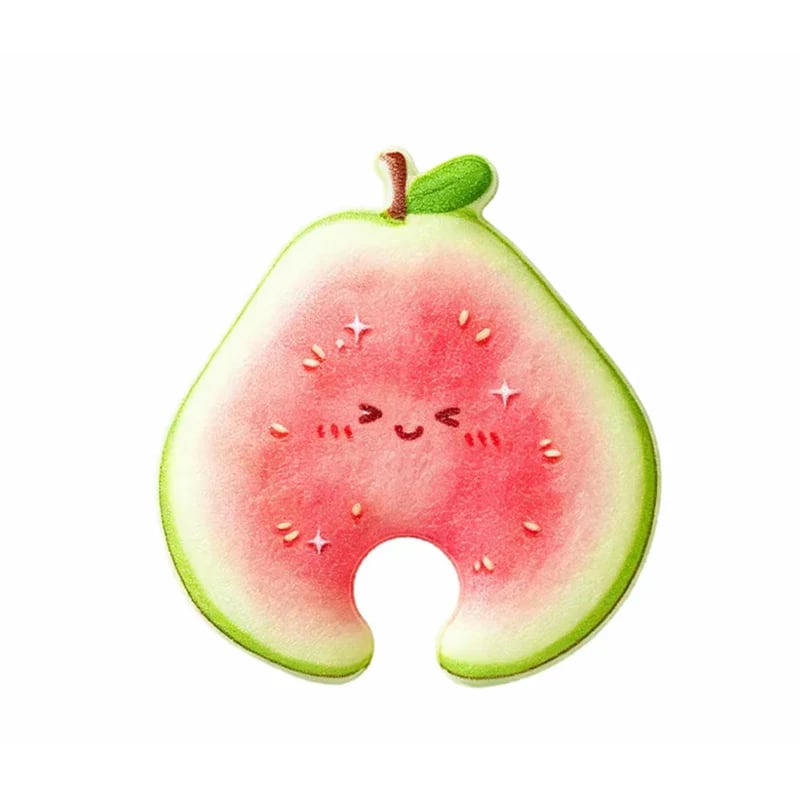 Cute fruit-shaped dishwashing sponge brush
