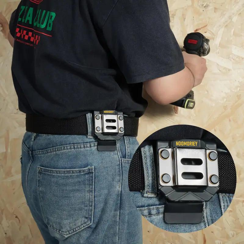 [ ]Drill Holder Belt Clip | Heavy-Duty & Hands-Free | Instant Tool Access for Pros