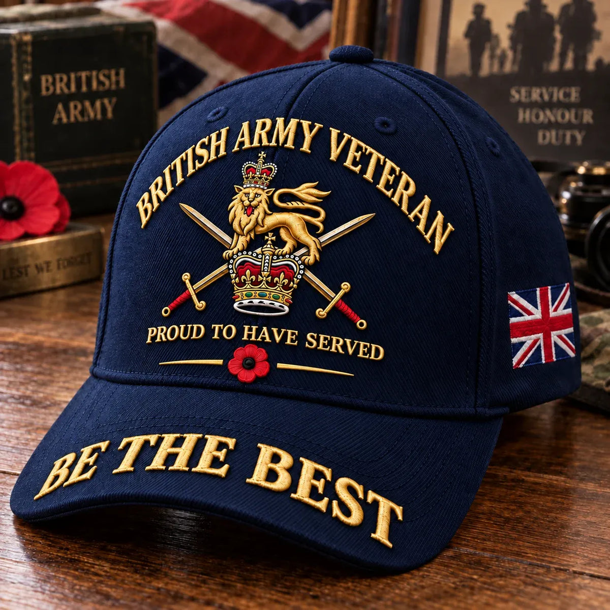 British Army Veteran Cap Proud to Have Served