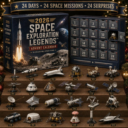 2026 Space Exploration Legends Advent Calendar 24 Days of Space Missions, 24 Collectible Surprises
