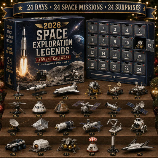 2026 Space Exploration Legends Advent Calendar 24 Days of Space Missions, 24 Collectible Surprises