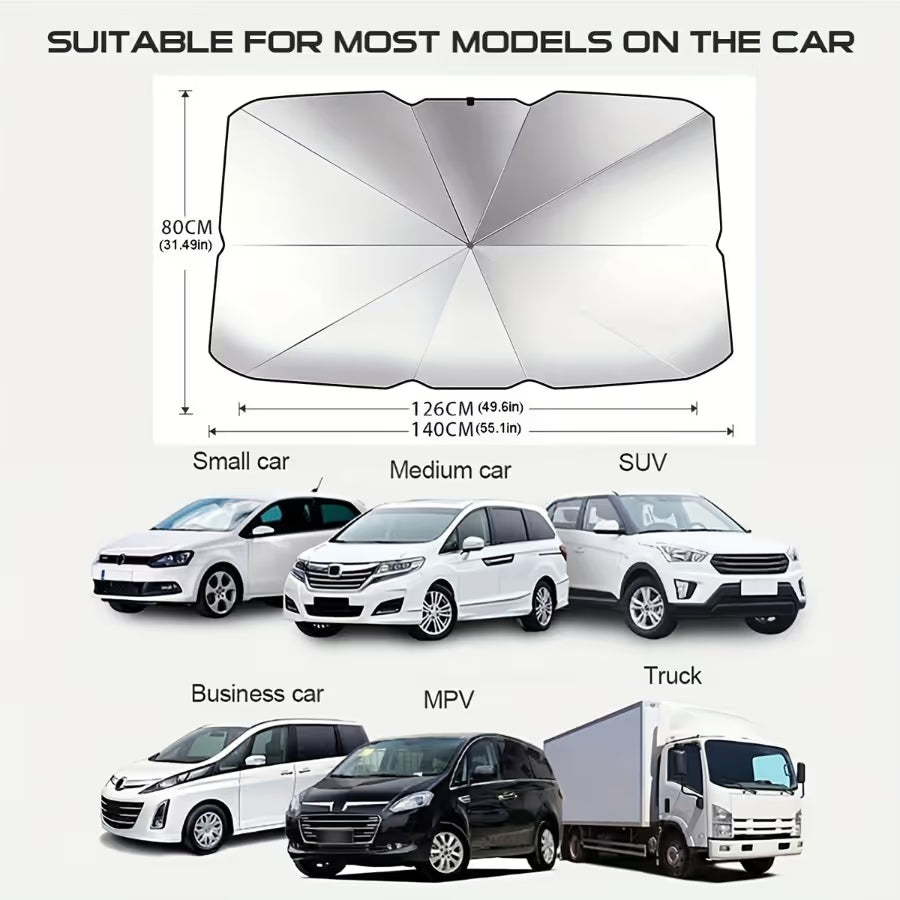 2026 Summer - 2026 Foldable Anti-UV Windshield Sunshade
