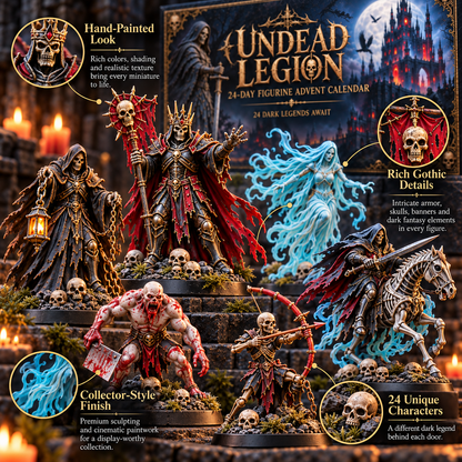 Undead Legion 24-Day Dark Fantasy Figurine Advent Calendar