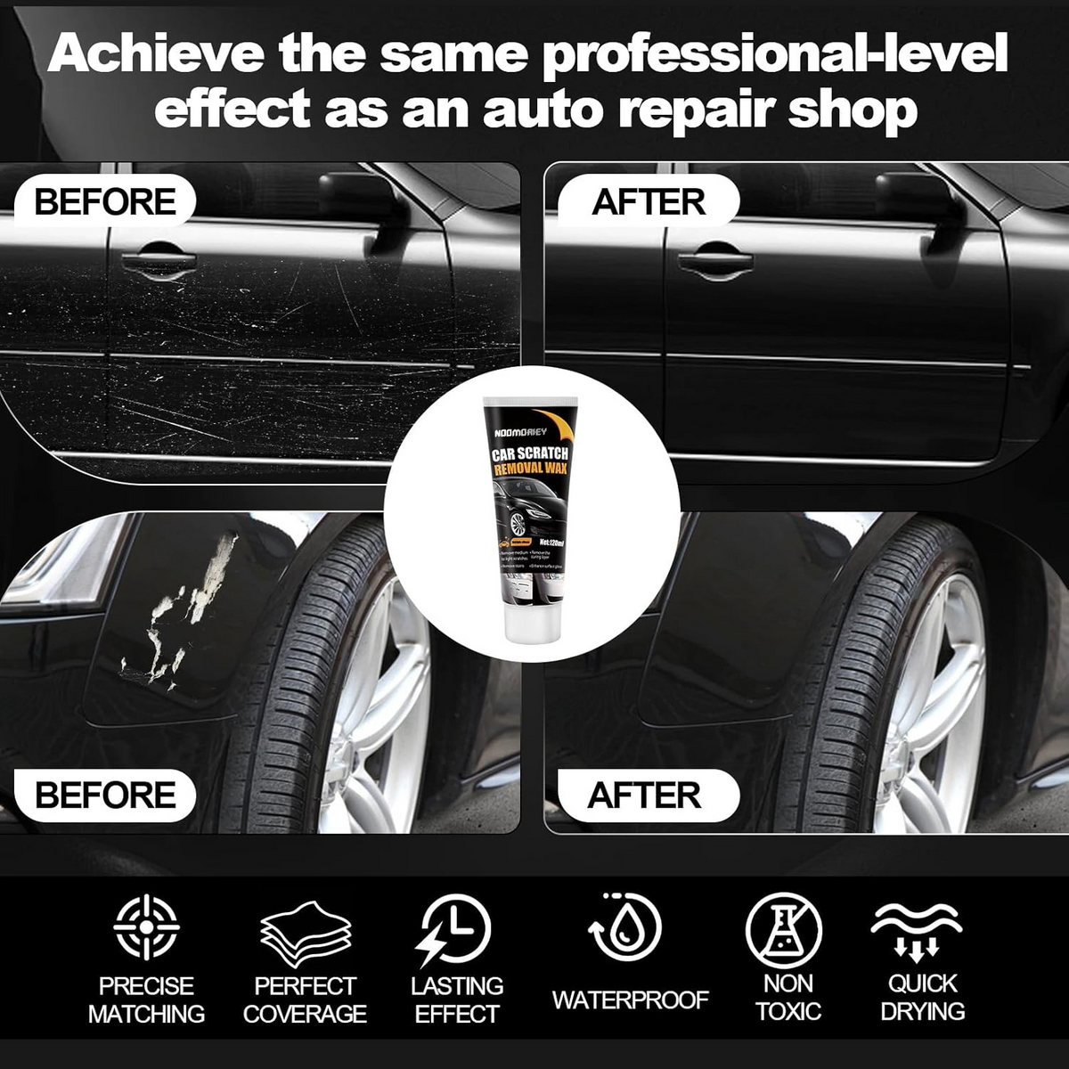 2026 Scratch Repair Kit with Polishing Paste & Wipe