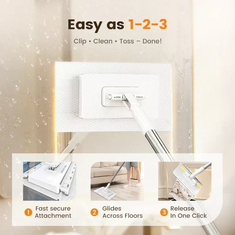 1+4 FREE! Dust Mop Practical, Effective & Reusable