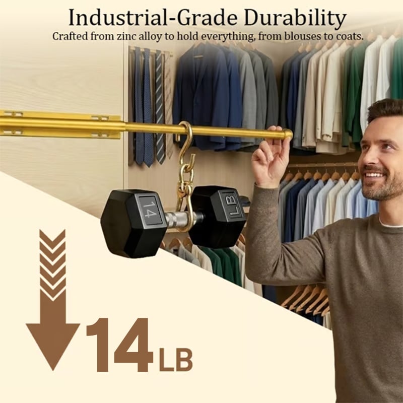 Valet Rod for Closet Pull Out