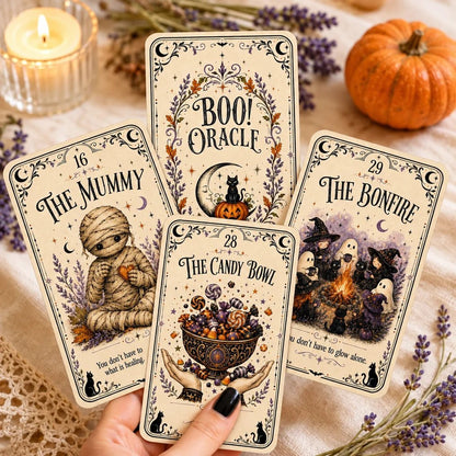 31 Nights of Halloween Oracle Deck | 31 Daily Spooky Messages for October