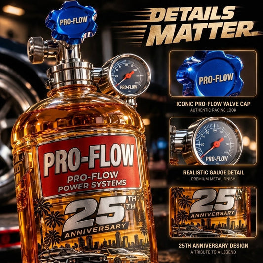 25th Anniversary Street Racing Nitrous Tank Whiskey Decanter with Collector s Box