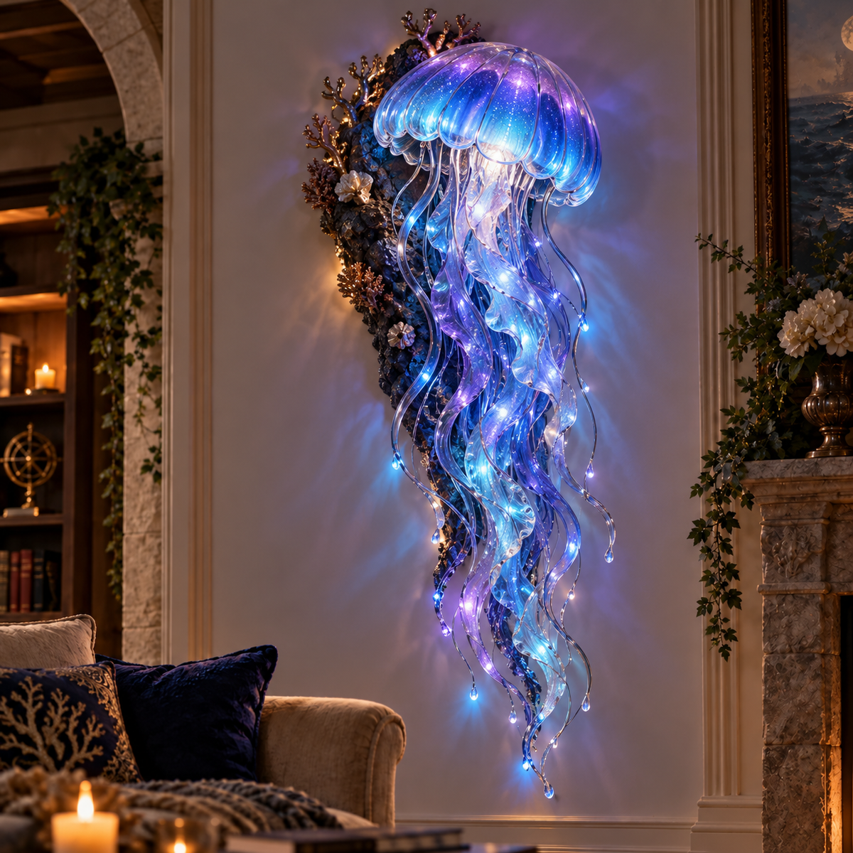 Enchanted Ocean Legends Lighted Wall D cor Collection