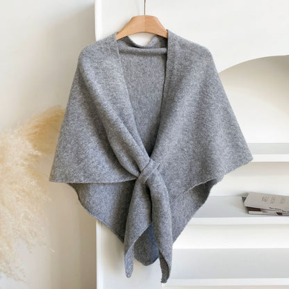 Women's Solid-Color Cashmere Scarf- Your Everyday Touch of Elegance