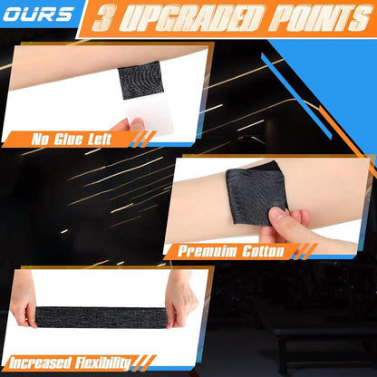 Pre-Cut Shoulder Kinesiology Tape (Multi-Color Pack) - Instant Pain Relief & Rotator Cuff Support