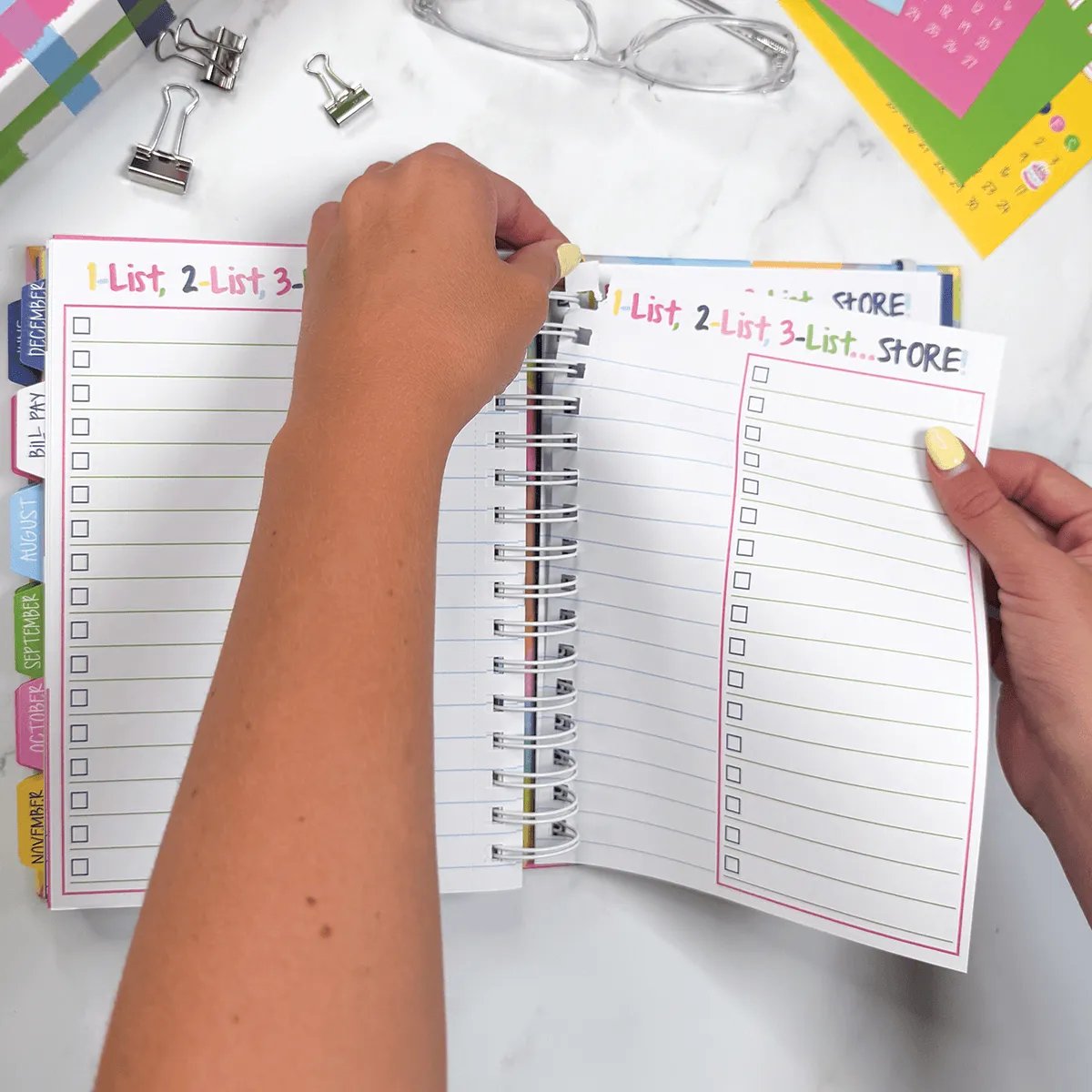 2027 2028 Reminder Binder 24-Month All-in-One Life Planner