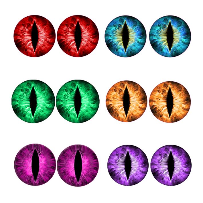NOW Beast Eyes Car Headlight Stickers