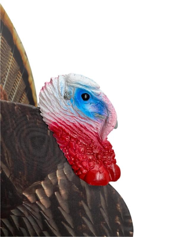Spring Hunt - Ultra-Realistic Collapsible Turkey Hunting Decoy with Stake & Carry Bag