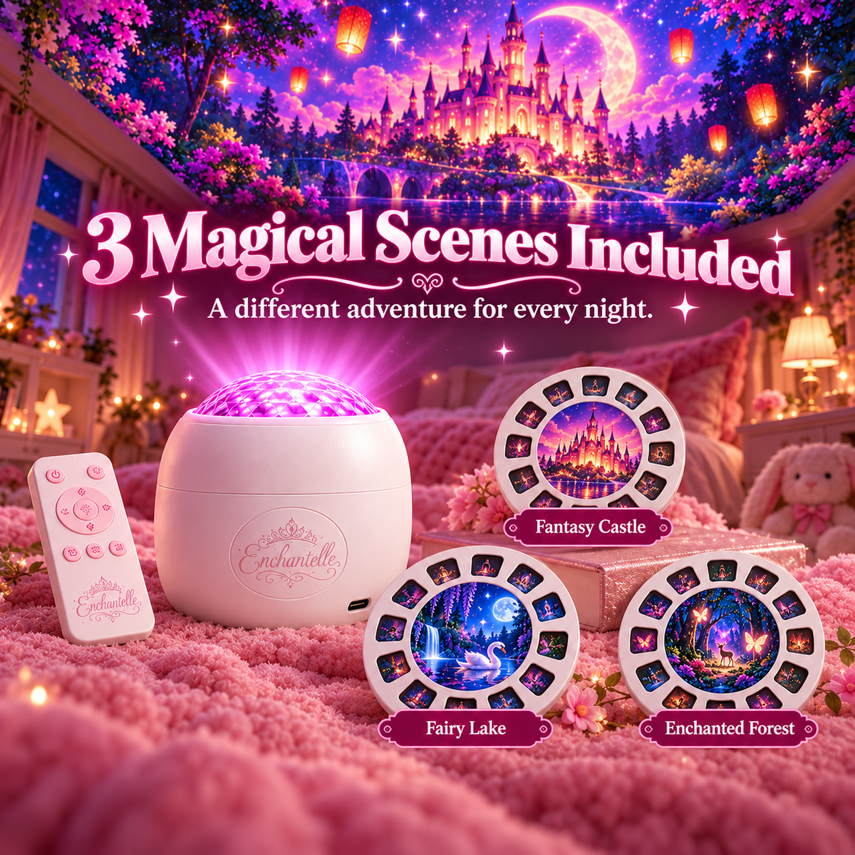 Magical Room Projector Turn Any Room Into a Dreamy Fantasy World
