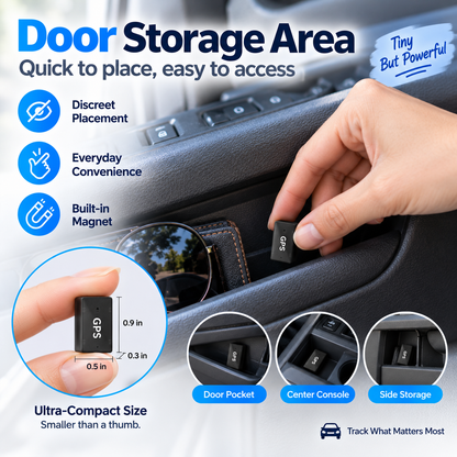 This Week's Special Price $29.99-- Portable Mini GPS Tracker with Real-Time Location & Safe-Zone Alerts