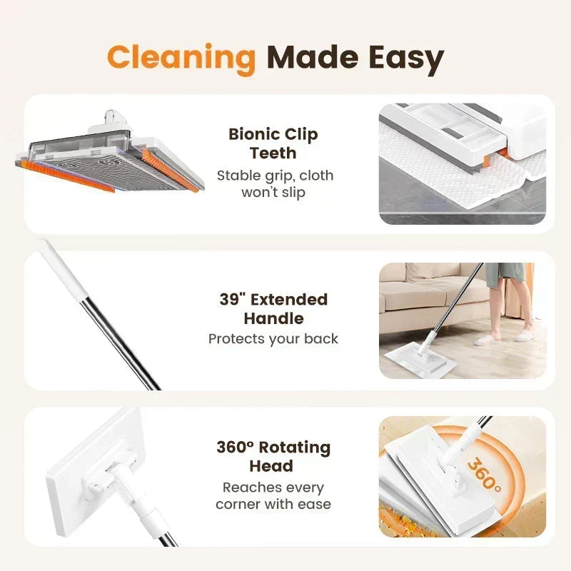 1+4 FREE! Dust Mop Practical, Effective & Reusable