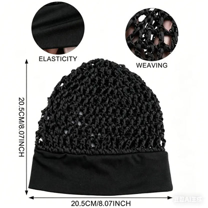 3-Piece Stretchy Wide-Edge Sleeping Cap Set