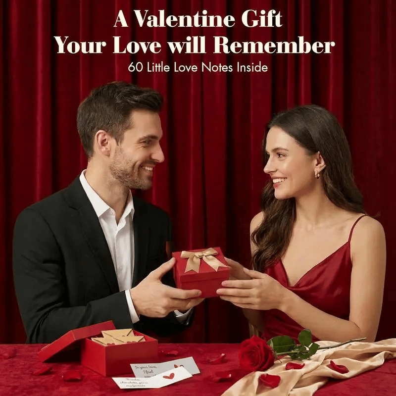 [ ]Love Letters Valentine's Collection | 60 Handwritten Notes & Envelopes | Timeless Romantic Gift