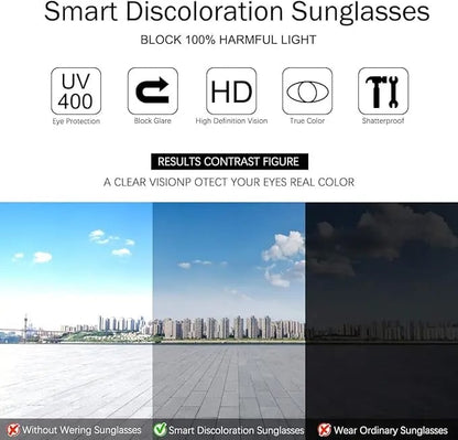 HD Polarized Photochromic Sunglasses