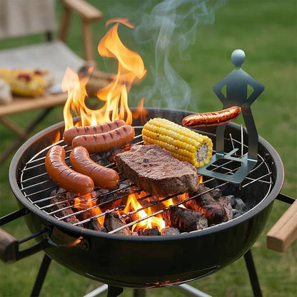 Outdoor prankster Stainless Steel BBQ Sausage Holder