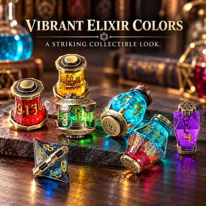 2026 DND Dice Set Alchemist s Metallic Elixir Metal Dice Set